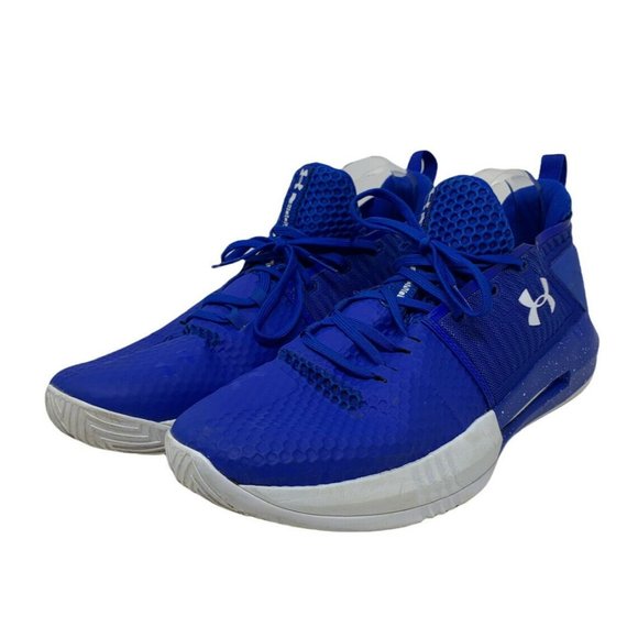 Under Armour Men's 14 Drive 4 Low Basketball Shoes Royal Blue 3000086-106 UA